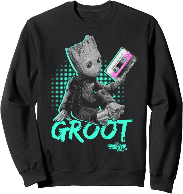 Marvel Guardians Vol. 2 Baby Groot Neon Tape Sweatshirt