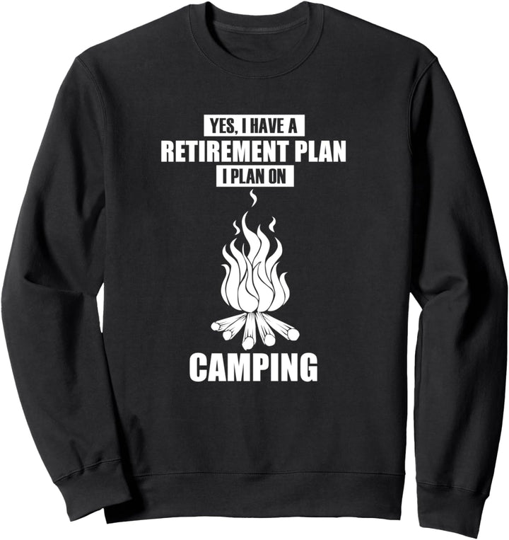 Witziges Zitat Camper im Ruhestand Natur Wildtiere Sweatshirt