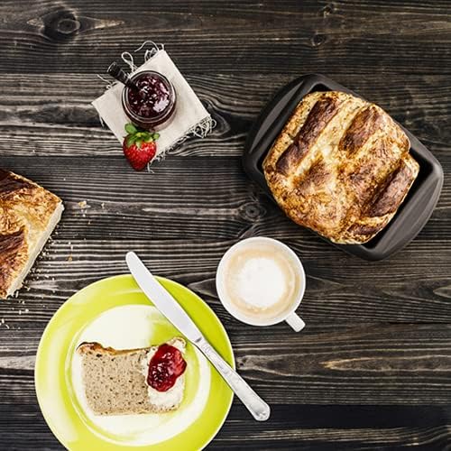 Lurch 585011 FlexiForm Batzen 2 er Set / 2 Brotbackformen Kastenformen aus 100% BPA-freiem Platin Si