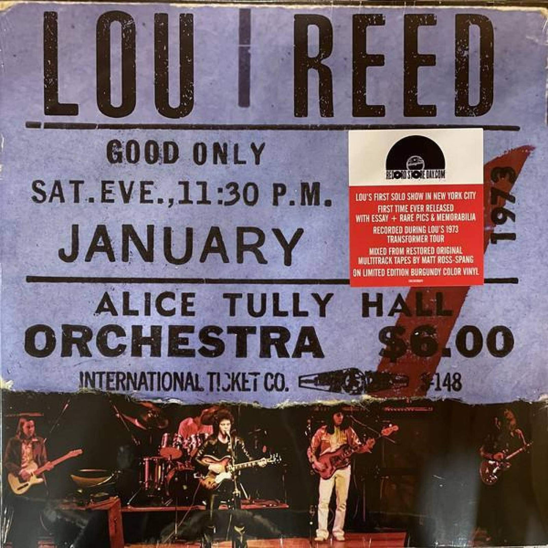 Lou Reed Live at Alice Tully Hall January 27, 1973 (Rsd 2020), Vinyl