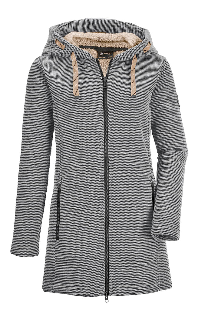 G.I.G.A. DX Damen Gw 54 Wmn Kntflc Prk Casual Strickfleeceparka/Fleecejacke mit Kapuze 36 gebrochene