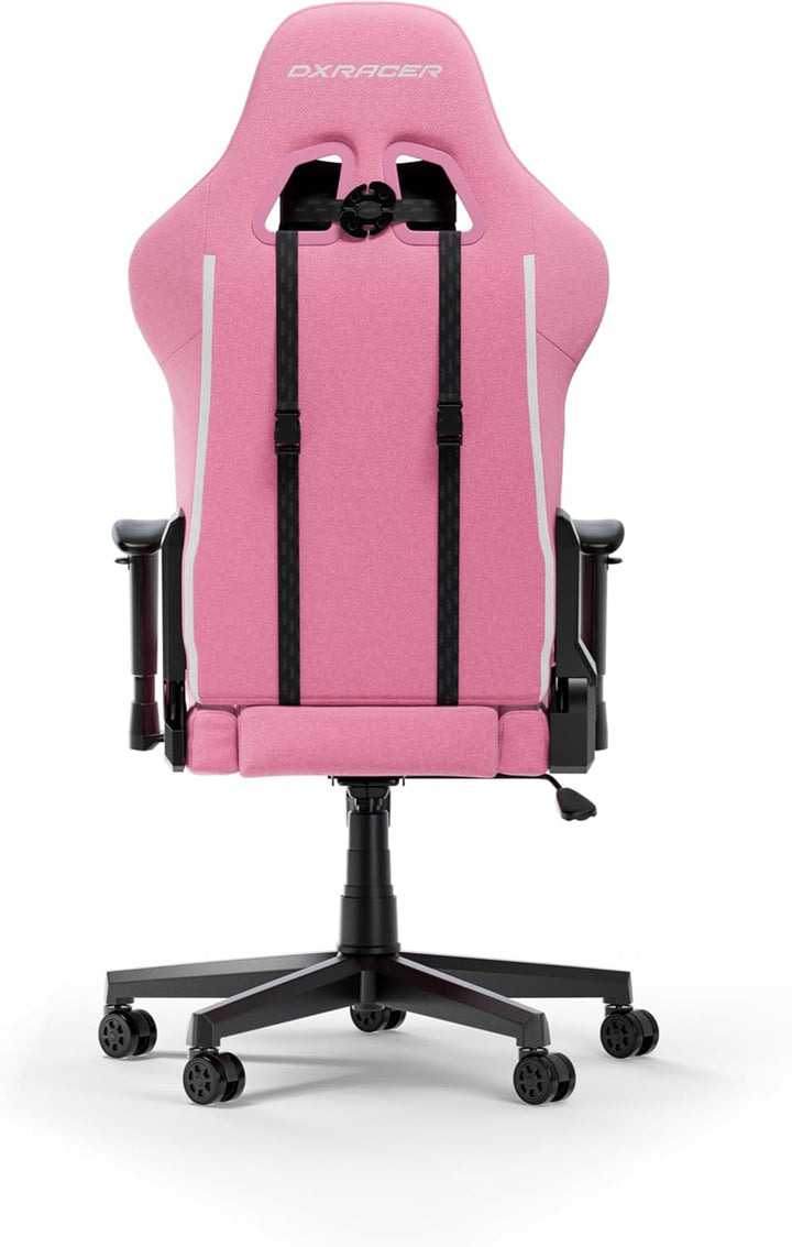 DXRacer Prince L Rosa Stoff das Orginal Gaming Stuhl, Schreibtischstuhl, Bürostuhle, Office Chair, D