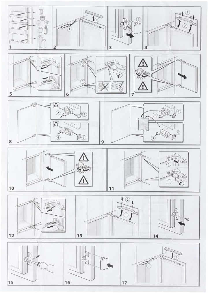 easyPART Kompatibel/Ersatz für SIEMENS 00481147 2x Scharnier Türscharnier Kühlschrank Kühlgerät 4811