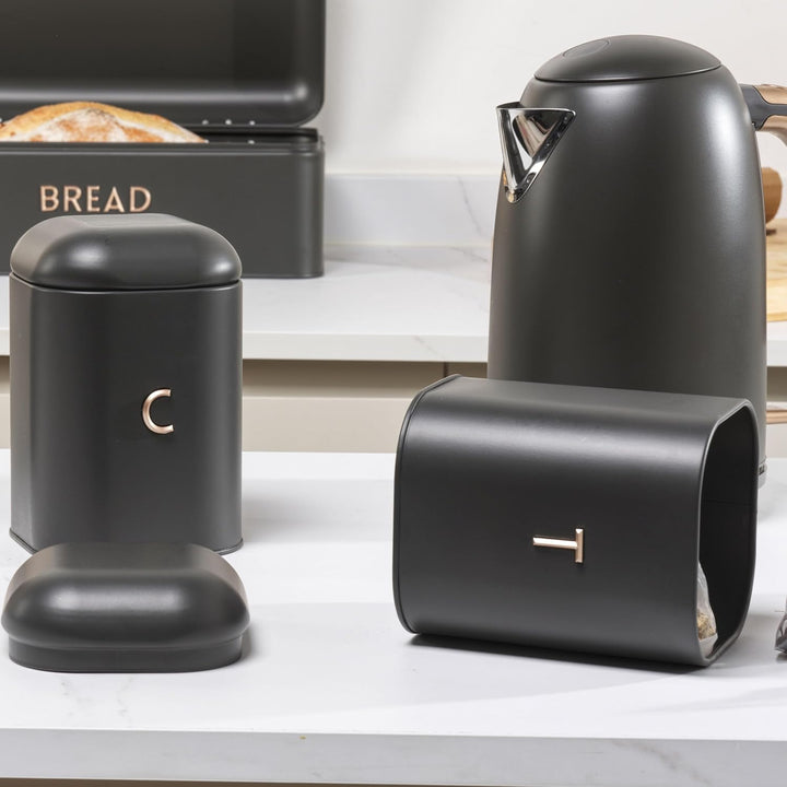 Salter BW13729EU7 Pebble Tee Kaffee Zucker Kanister Set – Aufbewahrungsdosen für Arbeitsplatten, Küc