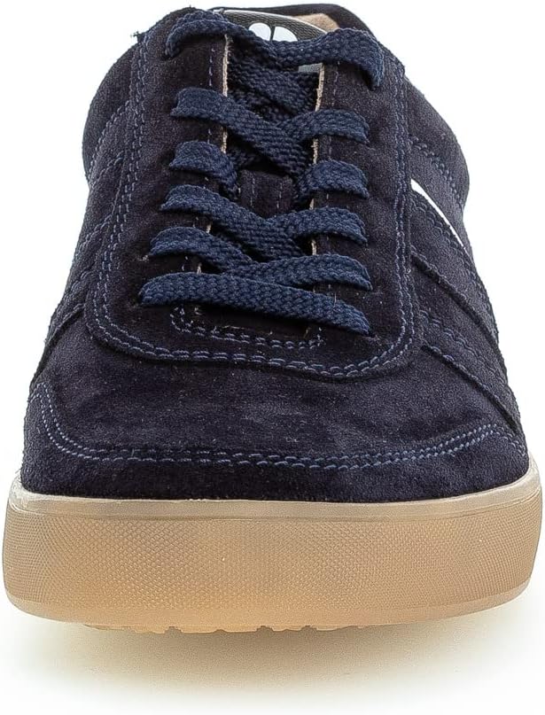 Pius Gabor Herren Sneaker Low,Halbschuhe,zertifiziertes Leder,Wechselfussbett 44.5 EU Blau Midnight,