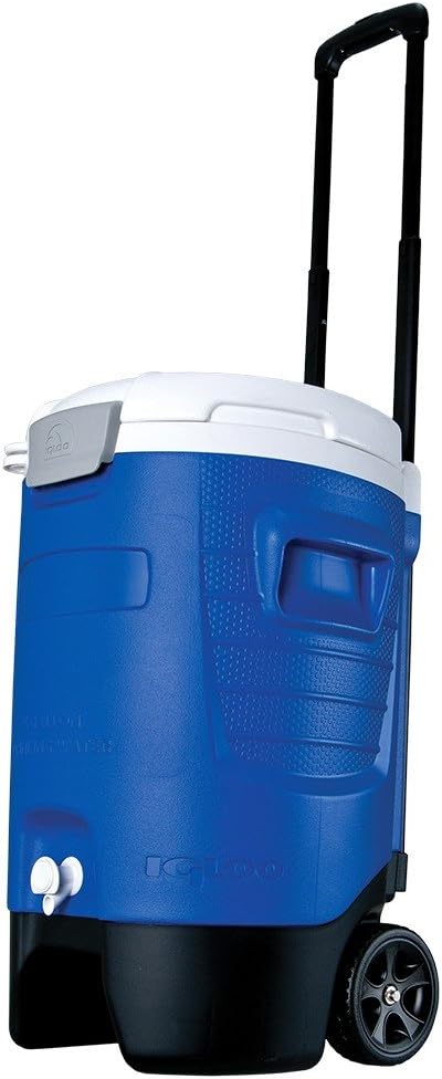 Igloo - Sport 5 Gallon Roller - Getränkespender mit Zapfhahn - 18,9 Liter - 38 x 35 x 55 cm (L x B x