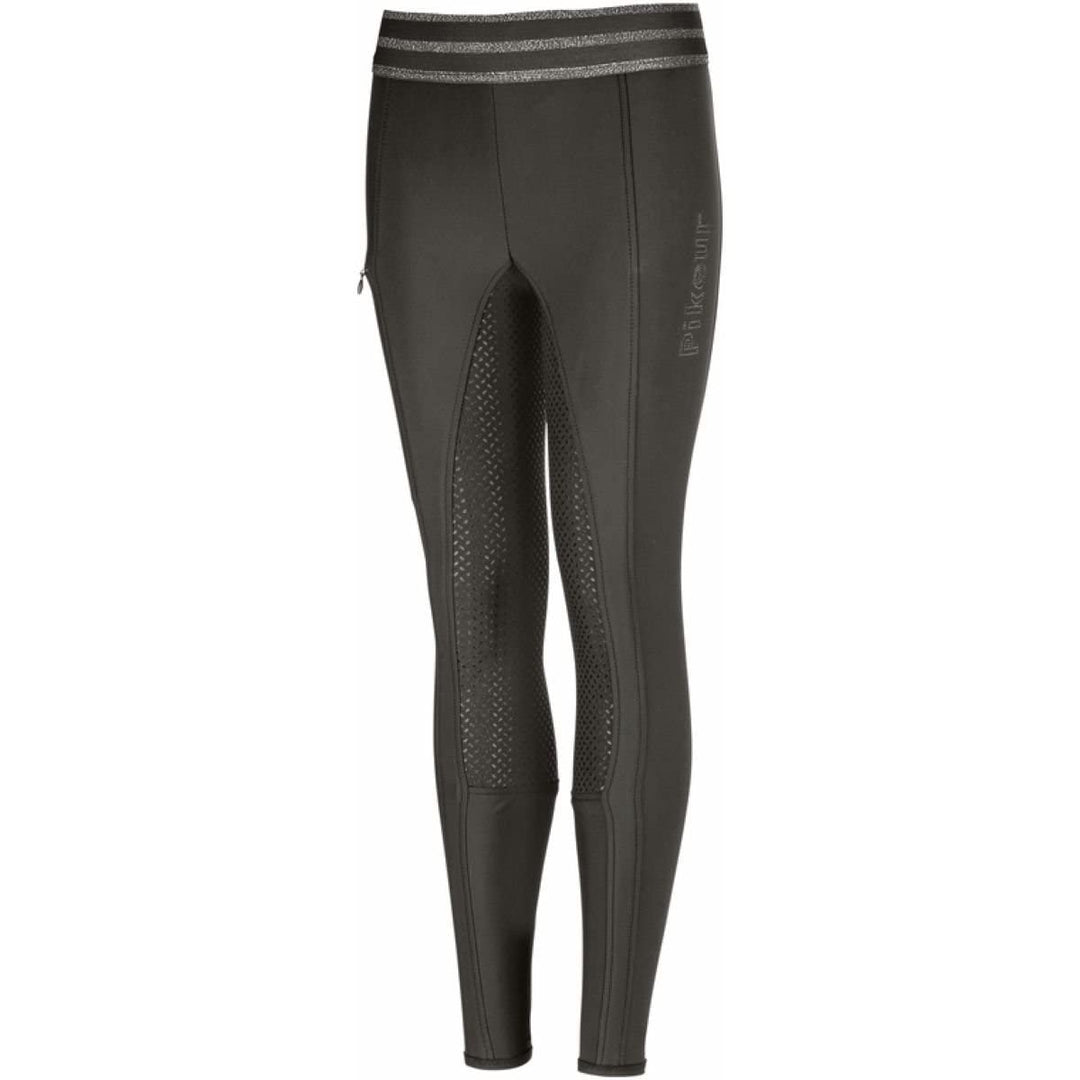 Pikeur IDA ATHL. GR Kinder Reithose/Vollbesatz Grip blackolive Basic 140 Blackolive, 140 Blackolive