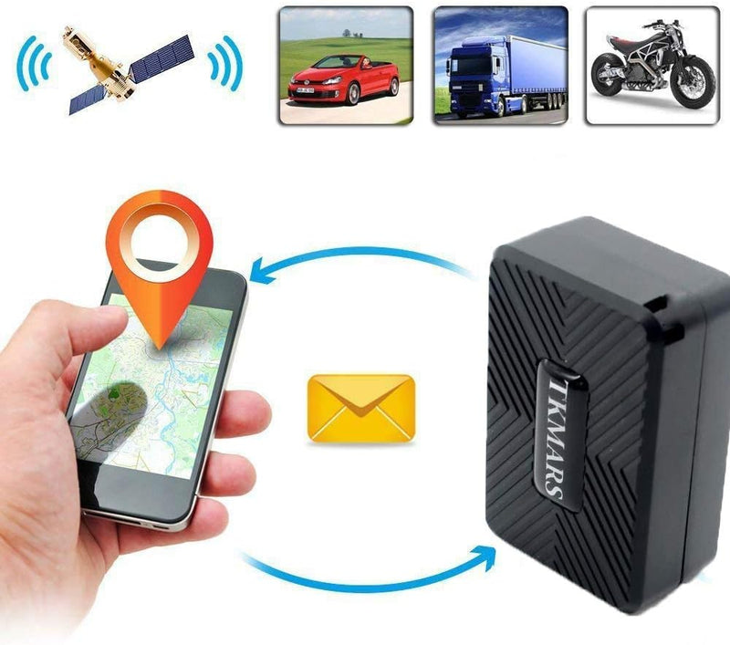 TKMARS Mini GPS Tracker GPS Tracker Ohne ABO GPS Tracker Klein Unauffällig für Auto, Kinder, Koffer,