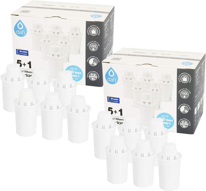 Pack 12 Dafi Classic Filterkartuschen (kompatibel mit Brita Classic® und Dafi Classic®)