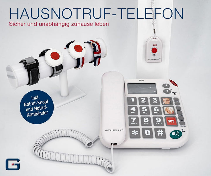 PRO (Weltneuheit) Silence SOS Technik/SOSParam.einstellb./2023-2024er Modell Haus Notruf Seniorentel