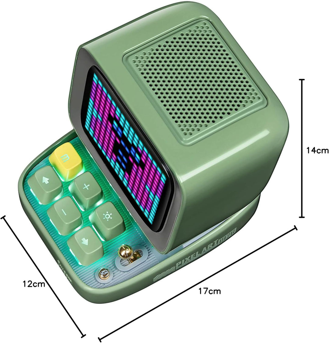 Divoom DitooMic Bluetooth-Lautsprecher-Mikrofon, Karaoke-Funktion, Grün