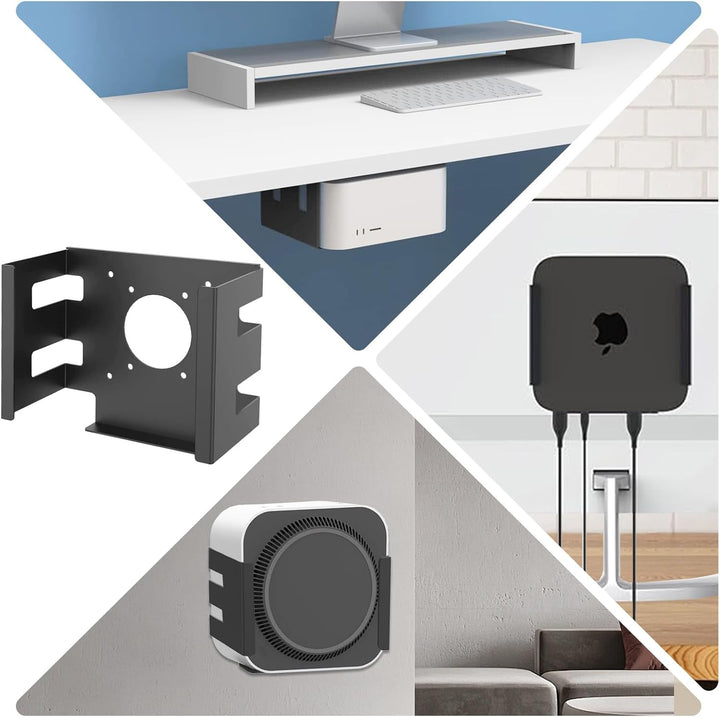 Halterung für Mac Mini m4, Untertischhalterung VESA Halterung für Mac Mini m4, Metall Halterung Desk