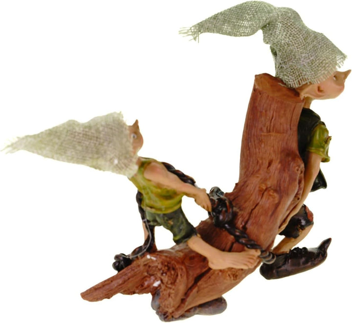 VOGLER Joh. Vogler GmbH 2 Pixies mit AST Grosse Hilfe Figur Zwerg Fee Fabelwesen Gnom