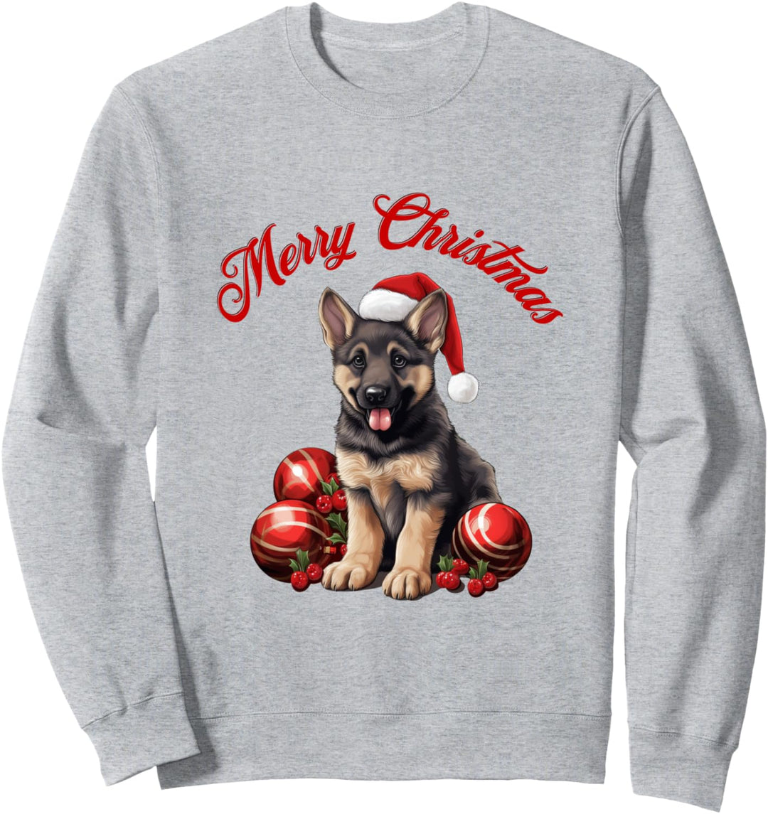 Deutscher Schäferhund Weihnachten Sweatshirt