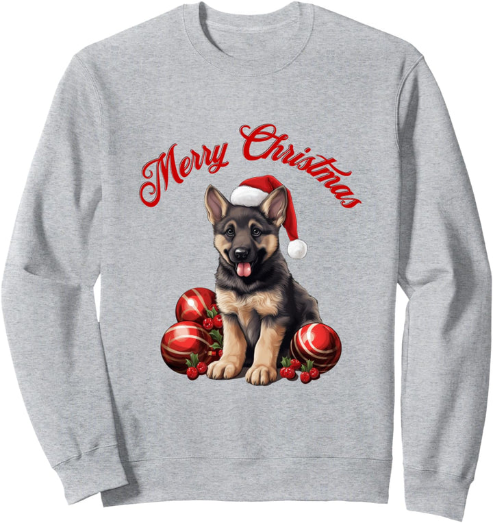 Deutscher Schäferhund Weihnachten Sweatshirt
