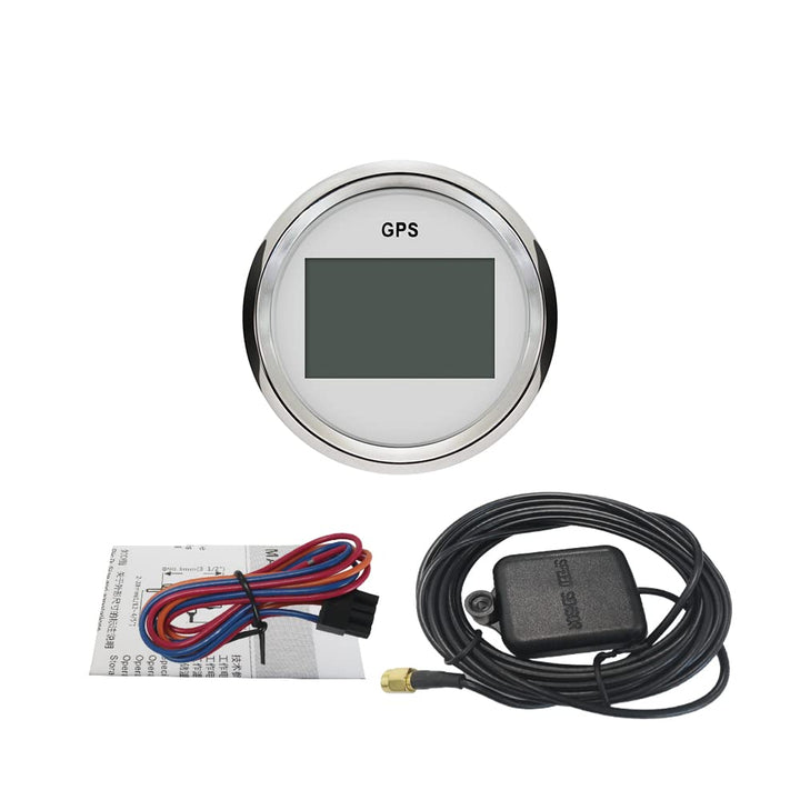 ELING Universal Digital GPS Tacho Messgerät ODO für Auto Motorrad LKW Yacht Gefäss 2 Zoll 9-32 V