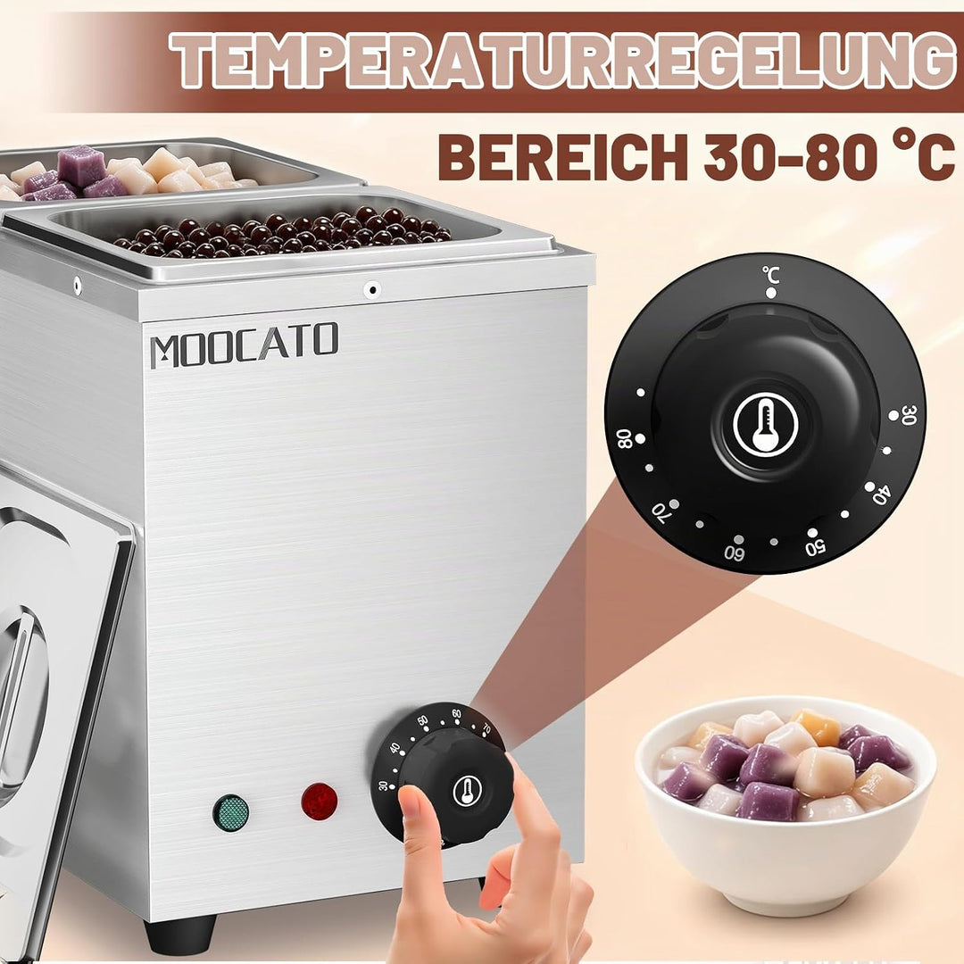 Schokolade Schmelztiegel, Schokolade Temperiermaschine 2 Töpfen Elektrische Schokolade Schmelzgerät