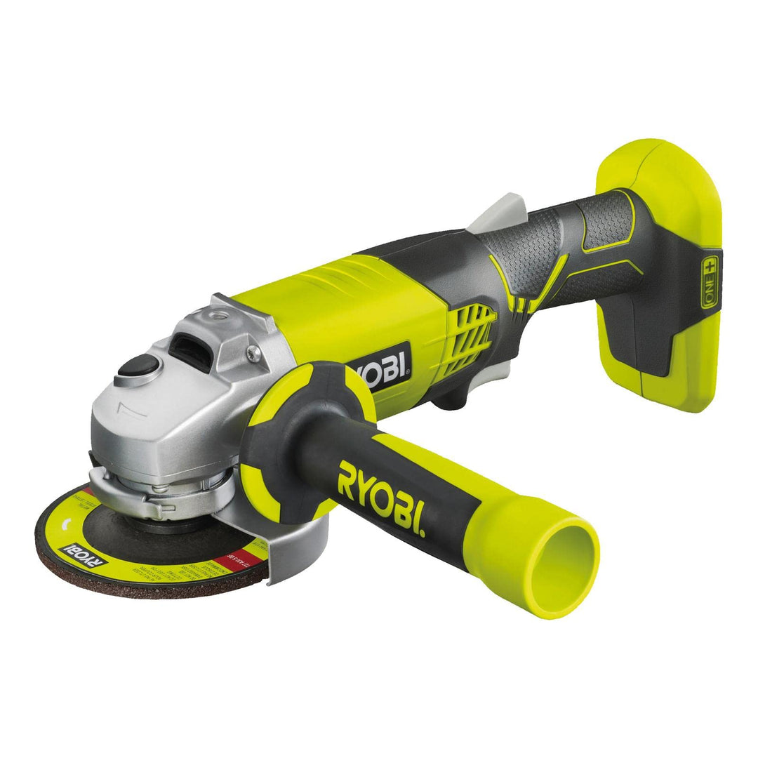 Ryobi 5133001903 R18AG-0 One+ Winkelschleifer, kabellos, abgewinkelt