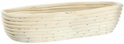 Westmark Gärkörbchen-Set, 2tlg., Gärkörbchen oval + Bezug, Peddigrohr/Baumwolle, Hellbeige/Beige, 32