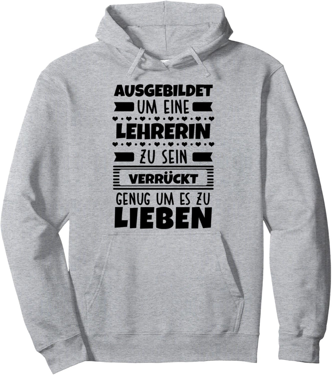 Beste Lehrerin Spruch Grundschule Pullover Hoodie