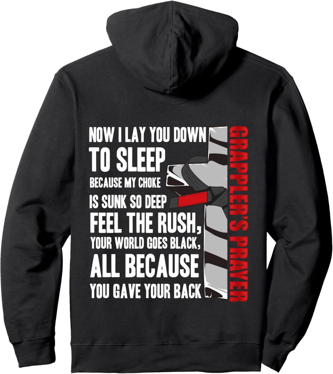 BJJ Grappler's Prayer MMA Brazilian Jiu Jitsu Pullover Hoodie