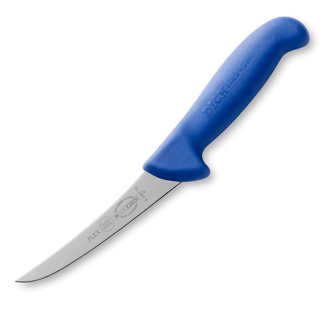 F. DICK Ausbeinmesser, Flex, Metzgermesser ErgoGrip (Messer mit Klinge 13 cm, X55CrMo14 Stahl, nicht