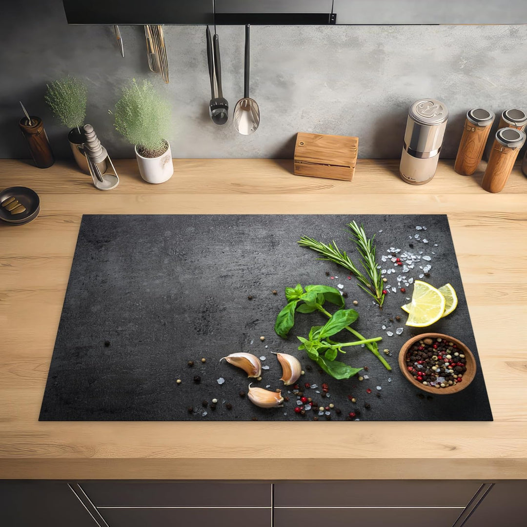 KitchenYeah© Herdabdeckplatte Einteilig Ceranfeld Abdeckplatte für Induktionsschutz Ceranfeldabdecku