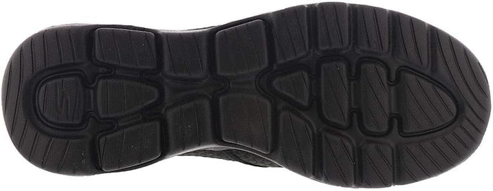 Skechers Herren Go Walk 5 Apprize Slip On Sneaker 42 EU Black Textile Synthetic Black Trim, 42 EU Bl