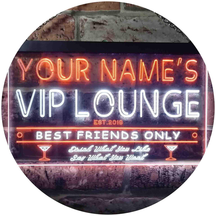 Personalized Your Name Est Year Theme VIP Lounge Bar Club Pub Dual Color LED Barlicht Neonlicht Lich