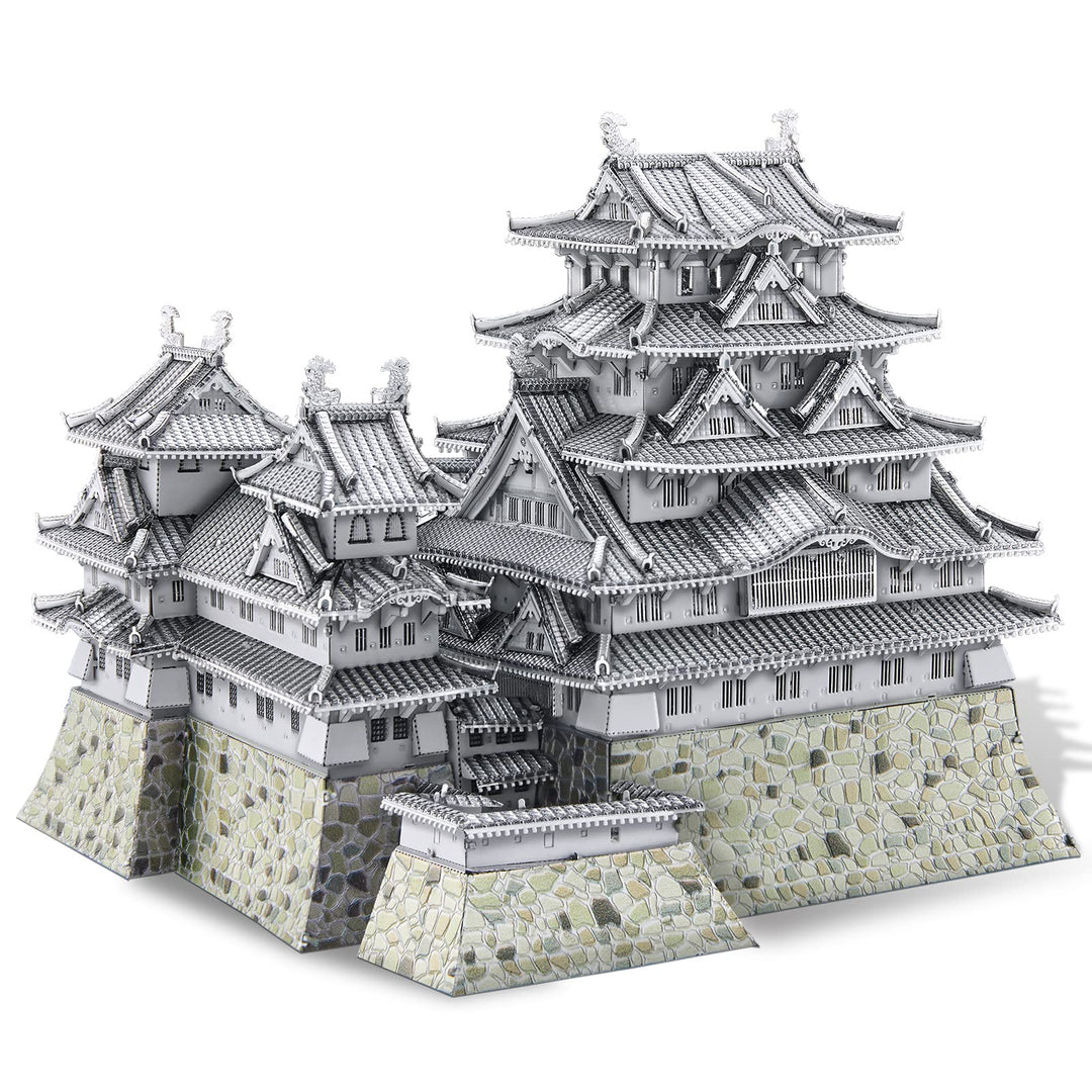 Piececool 3D Puzzle Metall Architecture Himeji-jo Japan, 3D Metall Puzzle Pierecool für 340 Edelstah