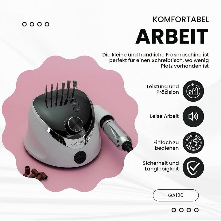 Nagelfräser für Gelnägel | Nail Drill 65W | Elektrische Nagelfeile | Maniküre Pediküre Set Elektrisc