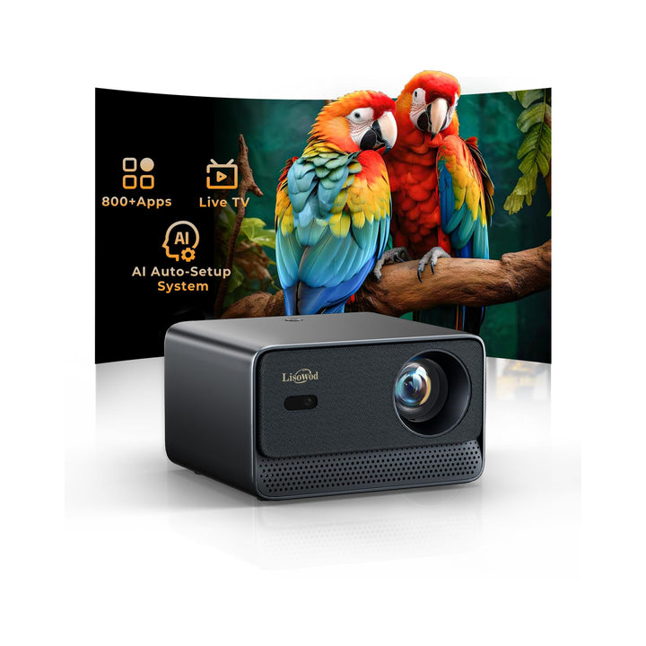 Beamer-4K [800+ Apps Compatible with Netflix, Browser & Live-TV | AI-Auto-Setup & CEC-Steuerung] 108