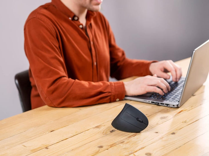 Trust Verto 60 Pack - 60x Kabellose Vertikale Maus, Wireless Ergonomische Maus, Vorbeugung Gegen Mau