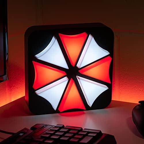 Numskull Capcom: Official Resident Evil Umbrella 3D Desk/Wall Lamp (NS2759), Resident Evil