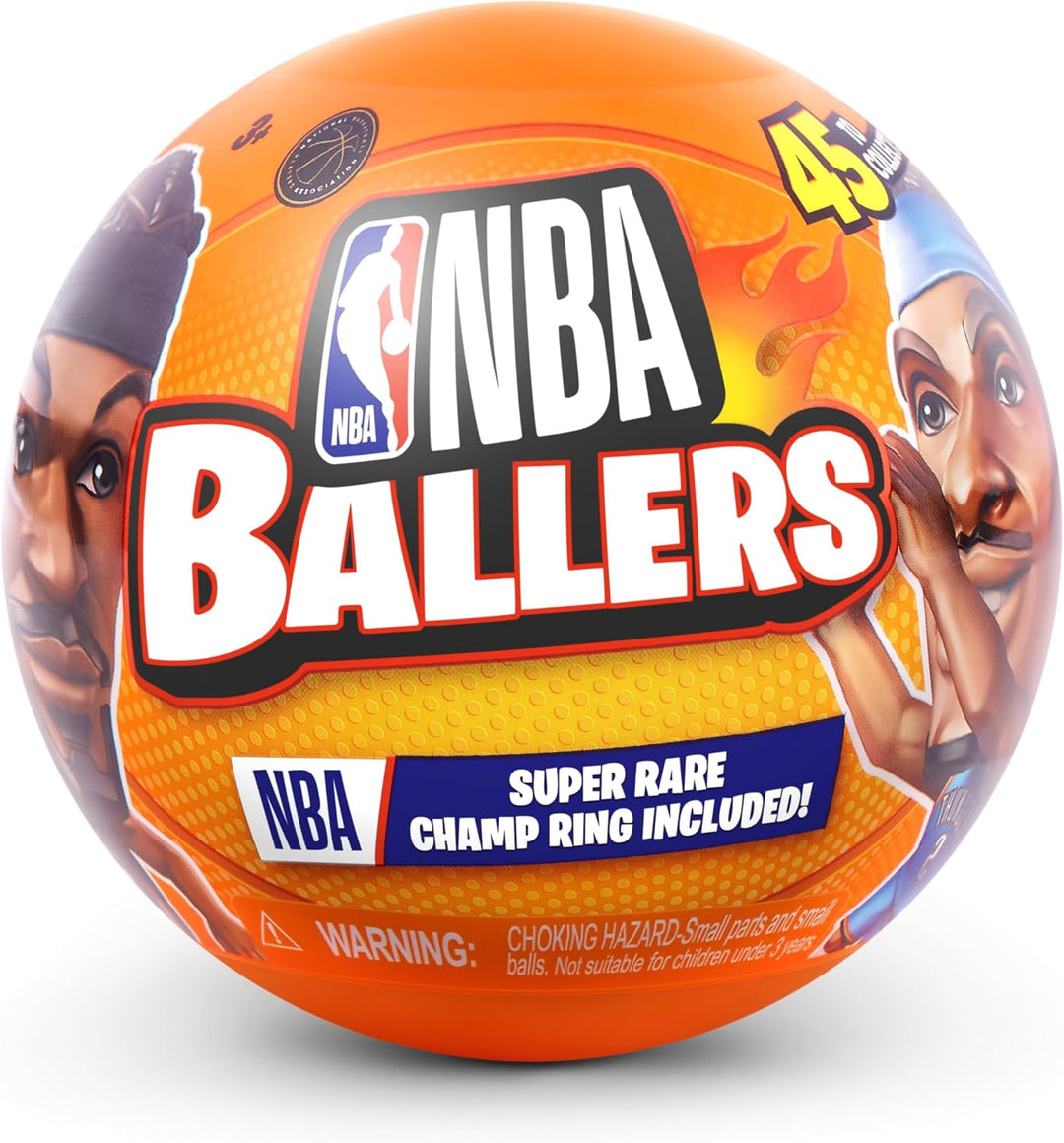5 Surprise NBA Ballers, Serie 2 Sammelfigur von ZURU(2 Kapsel), Mehrfarbig/Meereswellen (Ocean Tides