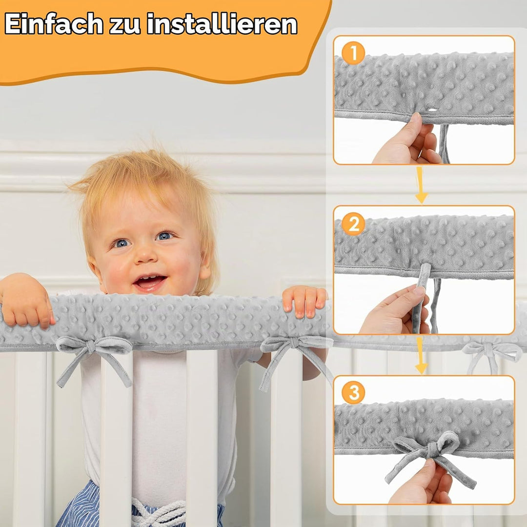 Bettkantenschutz Für Kinderbetten,Schutz für Bettrahmen,Babybett Umrandungen,Babybett Umrandungen,Ab