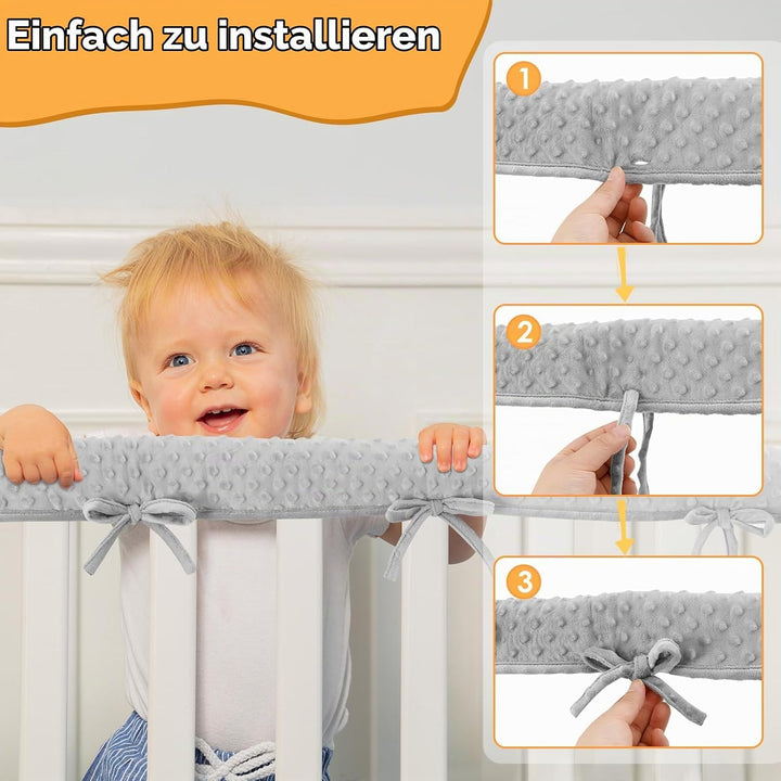 Bettkantenschutz Für Kinderbetten,Schutz für Bettrahmen,Babybett Umrandungen,Babybett Umrandungen,Ab