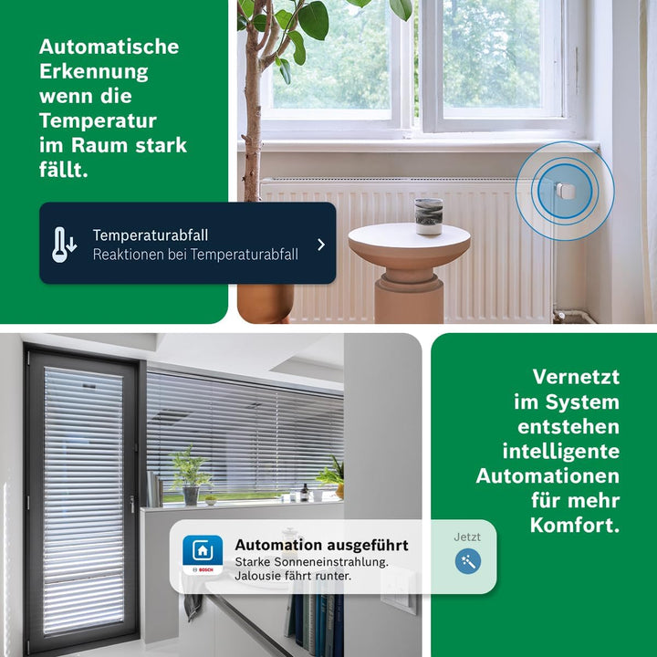 Bosch Smart Home Heizkörperthermostat II [+M], smartes Thermostat, Flexible Nutzung im Bosch Smart H