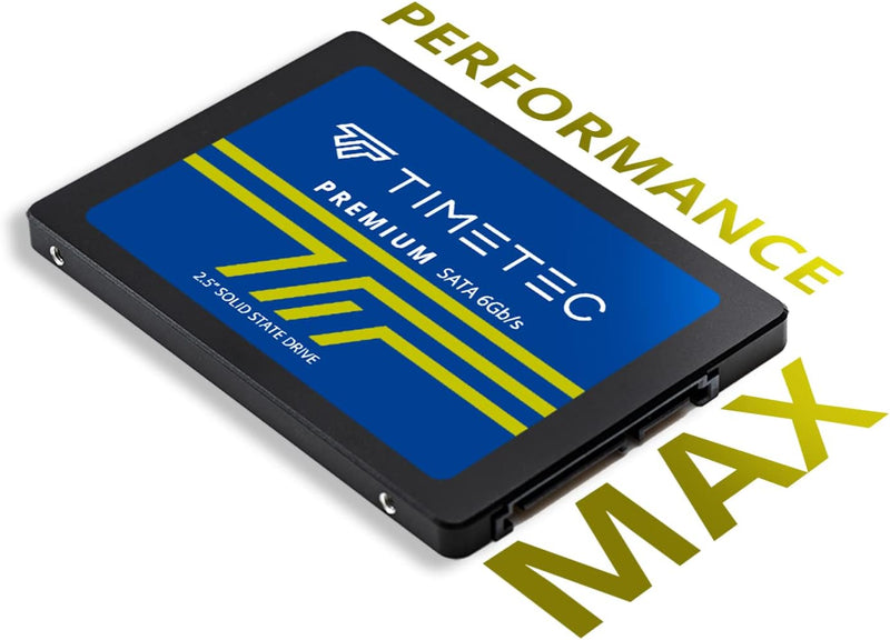 Timetec SSD 3D NAND TLC SATA III 6 Gb/s 2,5 Zoll 7 mm(0,28 Zoll)200 TBW Lesegeschwindigkeit Bis zu 5