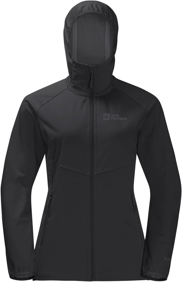 Jack Wolfskin Damen Go Hike Softshell W Softshelljacke XS Schwarz, XS Schwarz