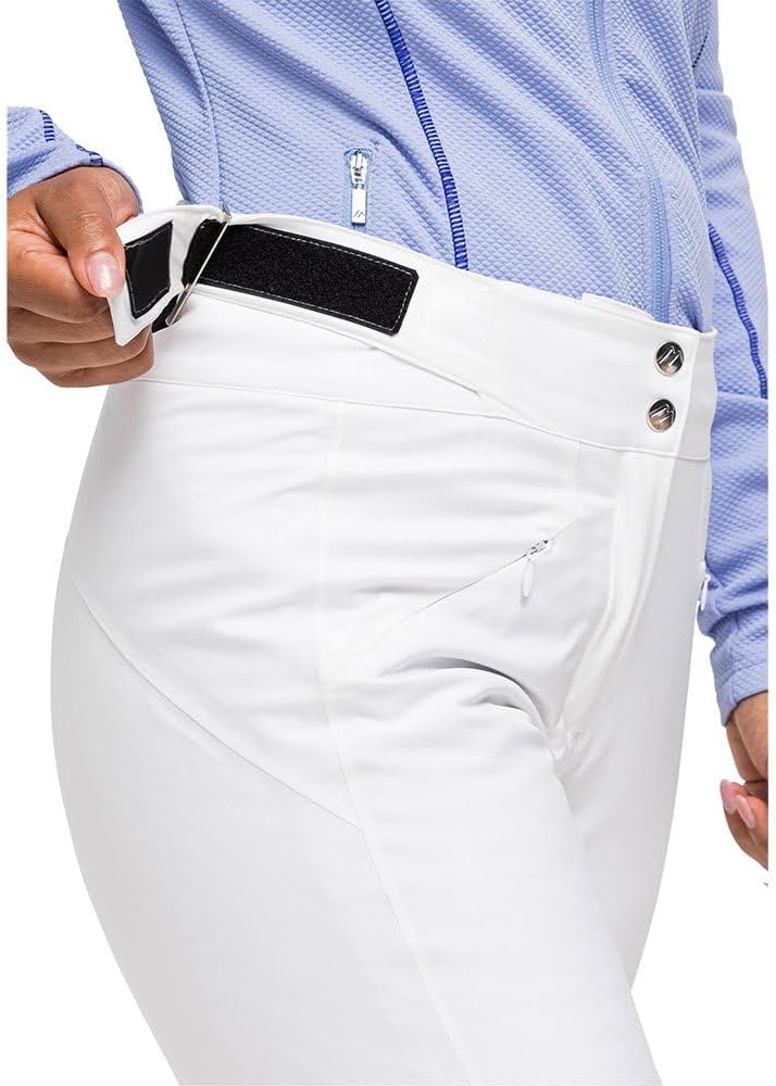 Maier Sports Allissia Slim, Enganliegende Damen Skihose, wasserdichte Schneehose, Stretchmaterial un