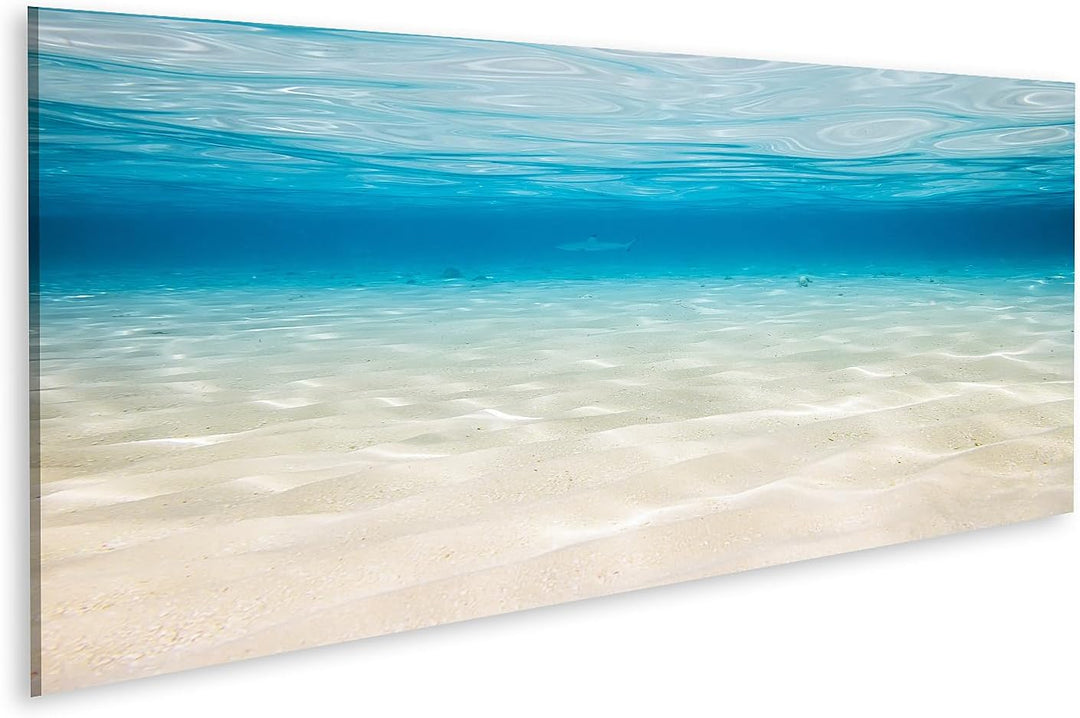 islandburner Bild auf Leinwand Unterwasserlagune Mit Sandigem Meeresboden Bilder Wandbilder Poster L