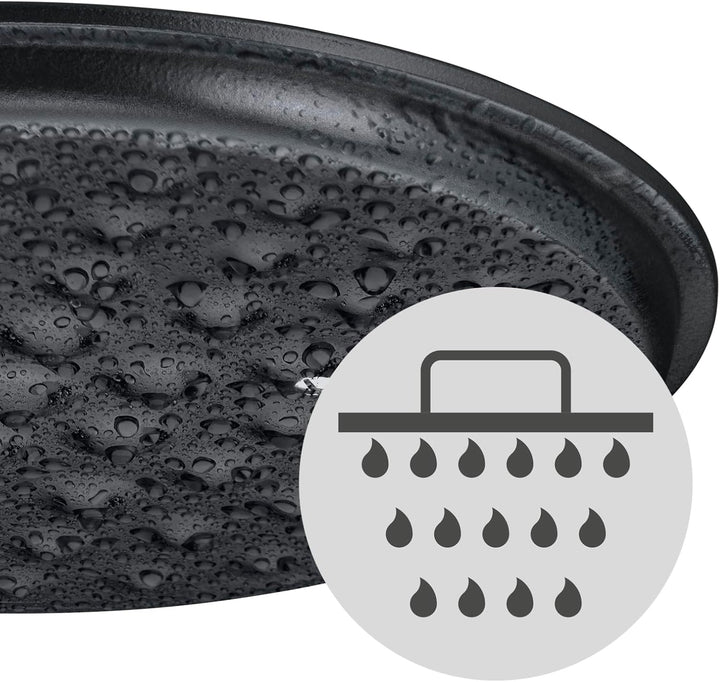 WMF Flavour Bräter oval 34 x 28 cm, Gusseisen Bräter Induktion, Gusseisen-Kochgeschirr, emailliert,