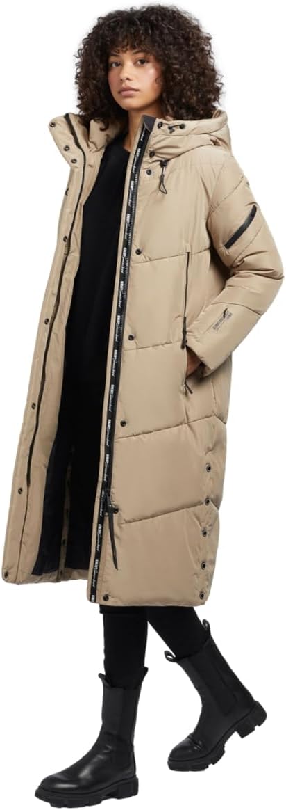 khujo Damen Steppmantel Sonje 5 XS TAO-SAND, XS TAO-SAND