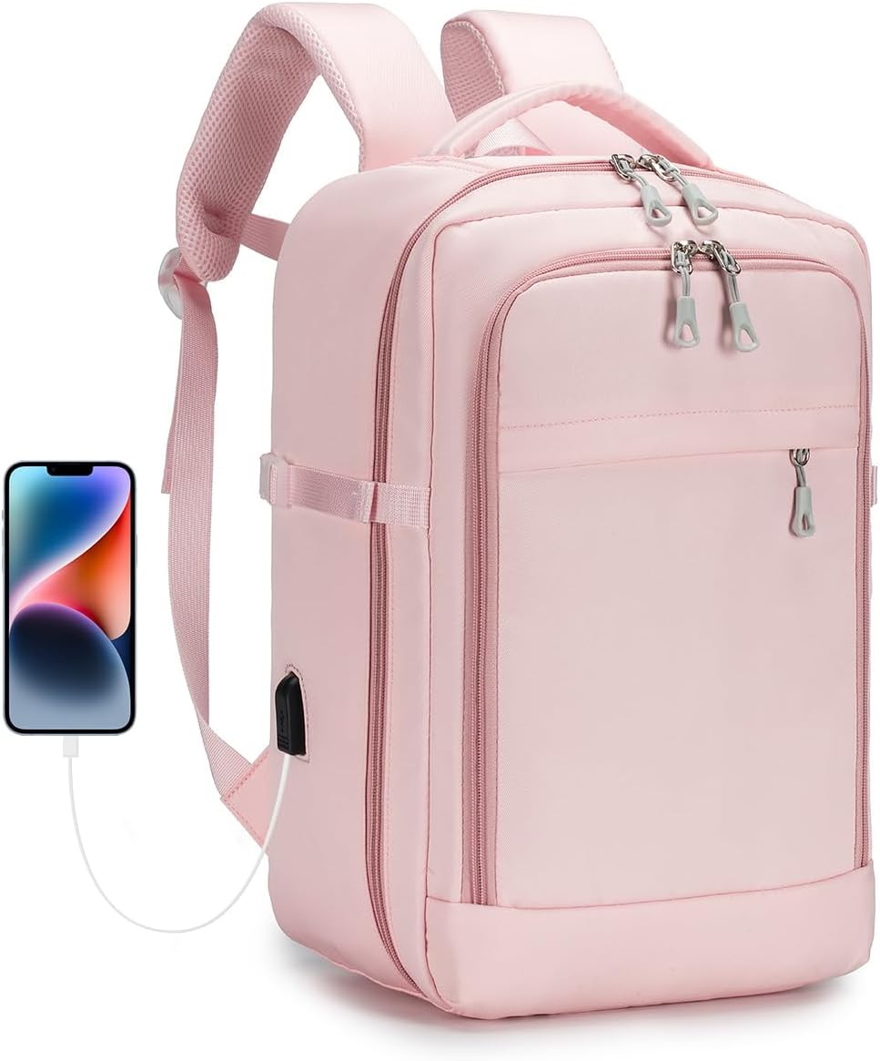 BAGZY Rucksack Handgepäck 40x20x25 Ryanair Reiserucksack Laptoptasche 15.6 Zoll Rucksack Schule Kabi