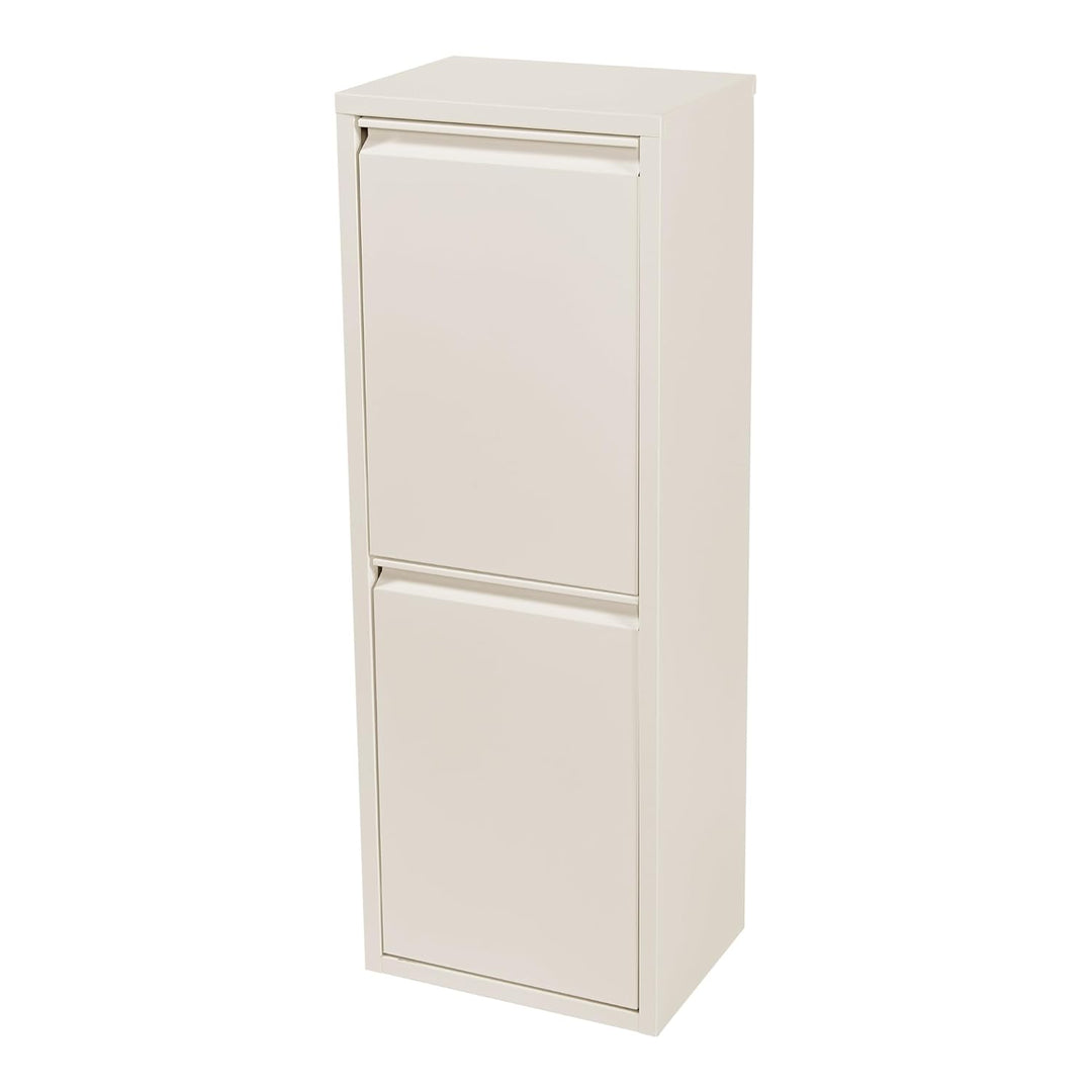 [en.casa] Mülltrennsystem Sollentuna Mülleimer 2 Fächer Küche 2 x 14 L Abfalleimer Müllschrank schma