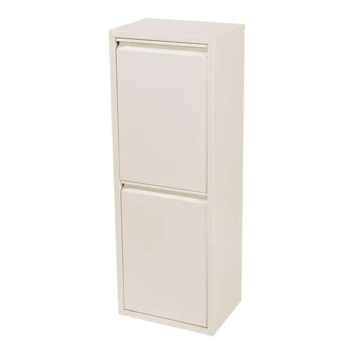 [en.casa] Mülltrennsystem Sollentuna Mülleimer 2 Fächer Küche 2 x 14 L Abfalleimer Müllschrank schma