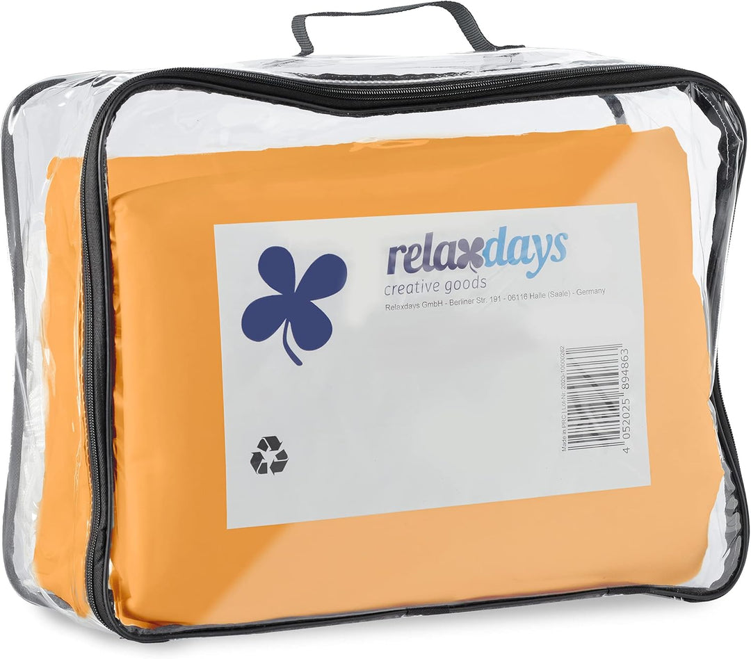 Relaxdays Sonnensegel rechteckig, 2,5 x 3,5 m, wasserabweisend, UV-beständig, mit Spannseilen, Terra