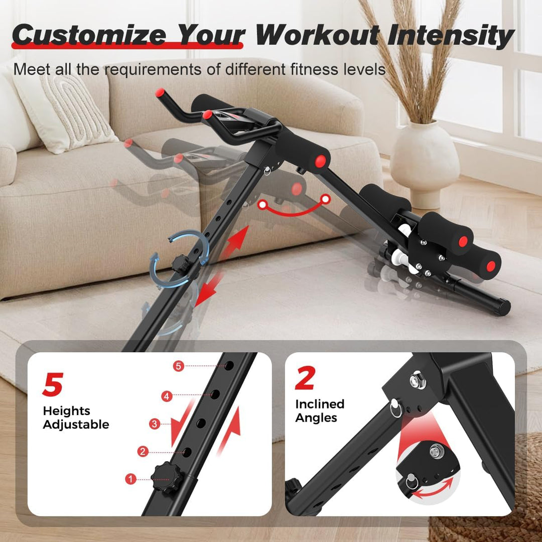 RELIFE REBUILD YOUR LIFE Bauchmuskel Trainer Bauch Trainingsgerät Bauchtrainer für Zuhause AB-Workou