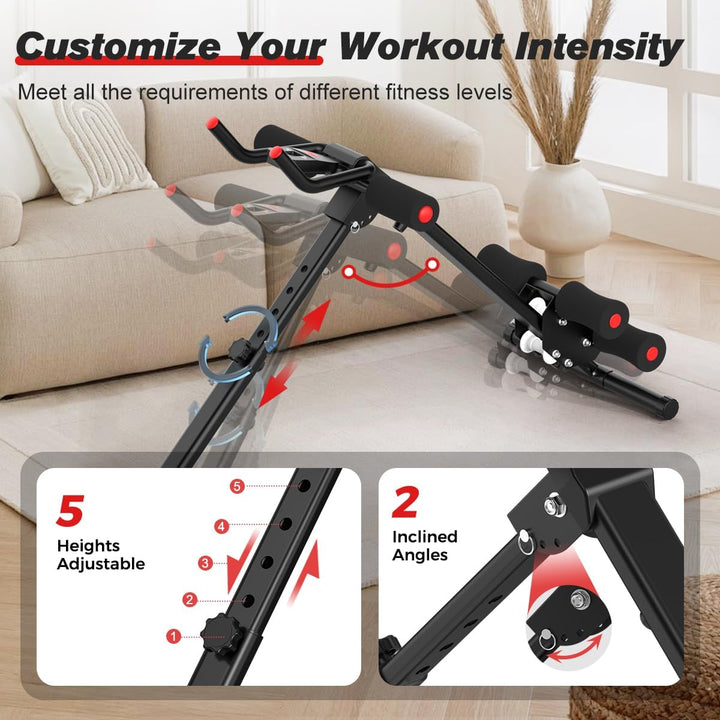 RELIFE REBUILD YOUR LIFE Bauchmuskel Trainer Bauch Trainingsgerät Bauchtrainer für Zuhause AB-Workou